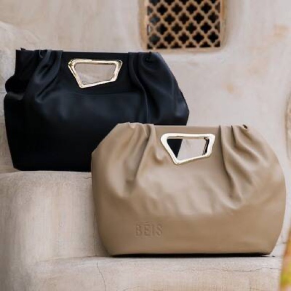 Beis cactus leather tote Clearance